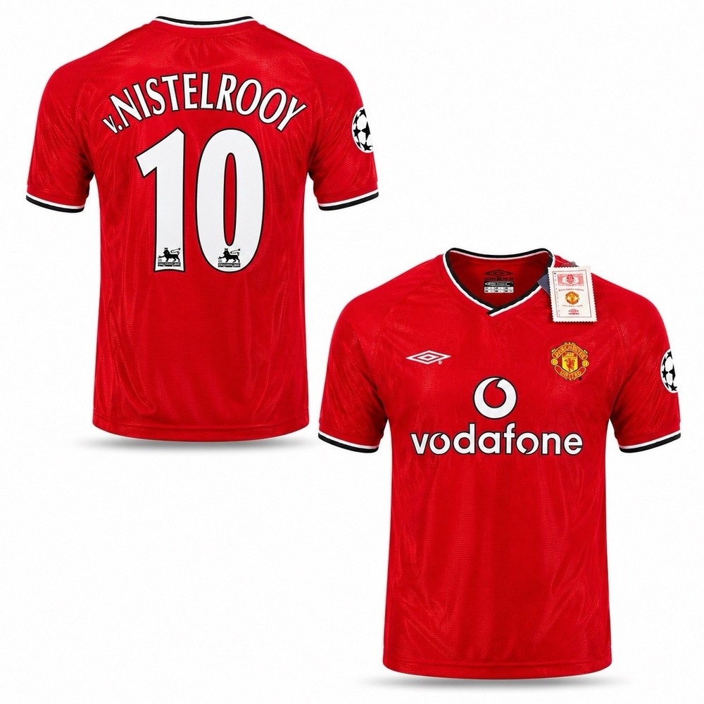 Manchester United 00/01  Retro Umbro Jersey V. NISTELROOY 10 size Extra Large